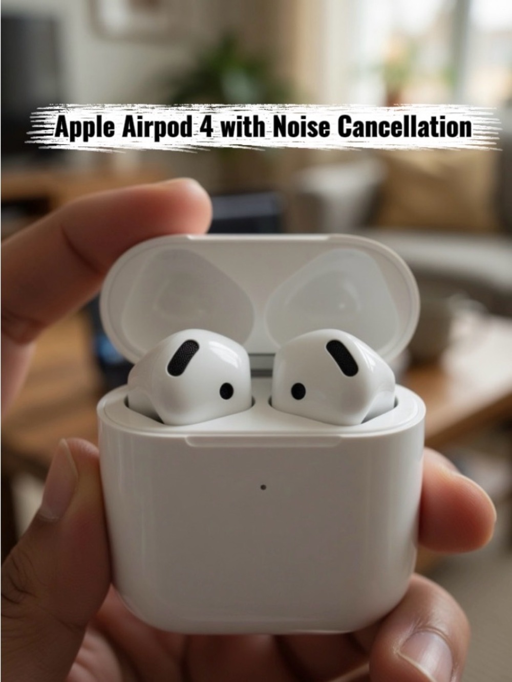 Apple AirPods (4) Wireless Earbuds in White (ANC)